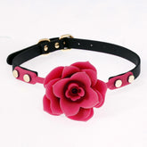 Rose-Shaped Silicone Gag Ball|Pink / Black Available